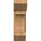 Ekena Millwork Imperial Slat Rough Sawn Bracket w/ Offset Brace, Western Red Cedar, 8"W x 18"D x 26"H BKT0806X18X26IMP06RWR - alternate 3